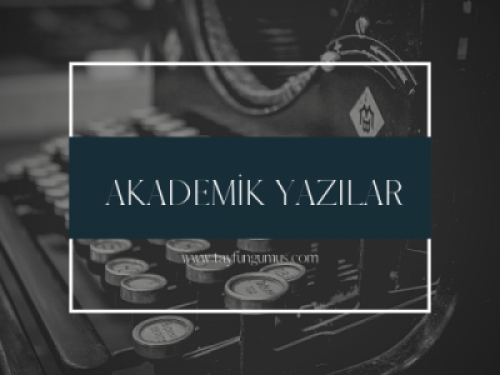 Türk Siyasal Yaşamına Dair Kazım Berzeg’in Modellemesi